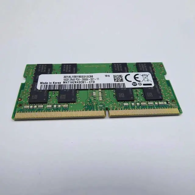 Main image of 1 pcs For M471A2K43CB1-CTD DDR4 2666 16G 2RX8 PC4-2666V 16GB Notebook Memory Fast Ship