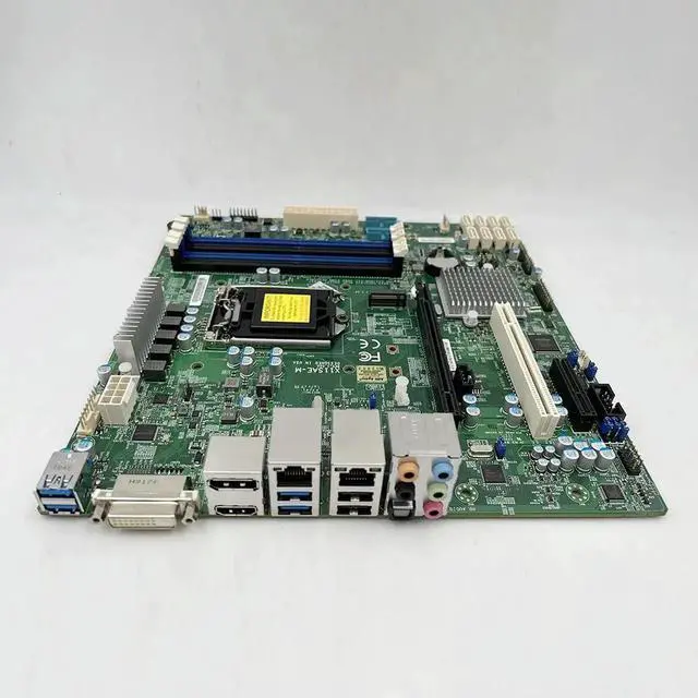 Alt view image 3 of 3 - M-ATX C236 LGA1151 E3-1200 v6/v5 6th/7th Generation Core i3 Series X11SAE-M For Workstation Motherboard