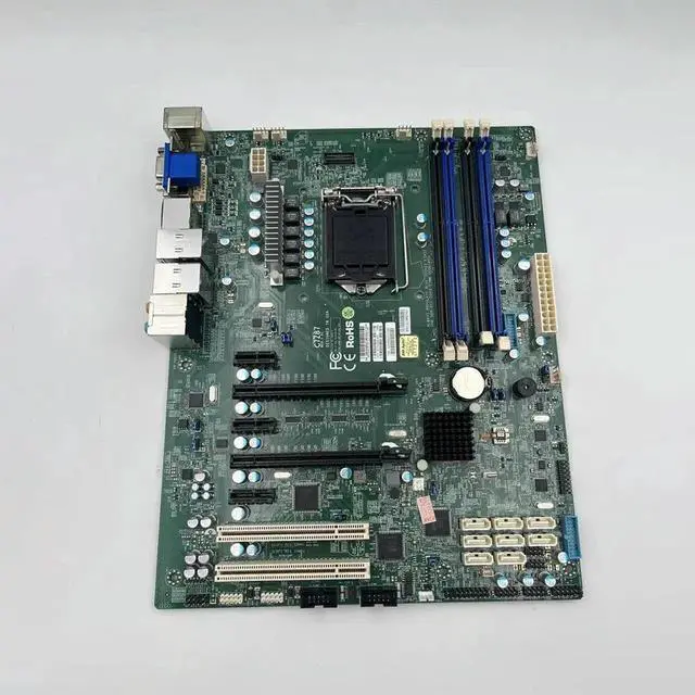 Alt view image 4 of 4 - For Workstation Motherboard 4th Generation i3 i5 i7 Series LGA1150 DDR3 PCI-E 3.0 SATA3 C7Z87