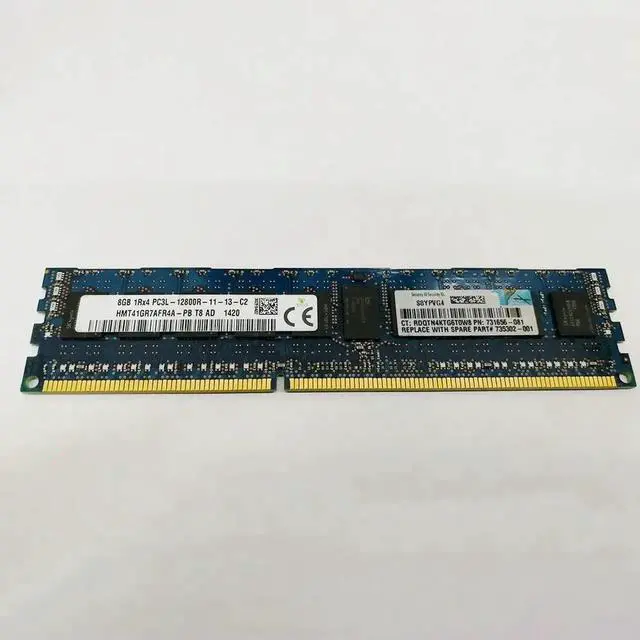 Main image of 1 pcs For G8 V2 DL388P DL388E DL380 Gen8 731656-081 731765-B21 735302-001 8GB DDR3 1600 Server Memory