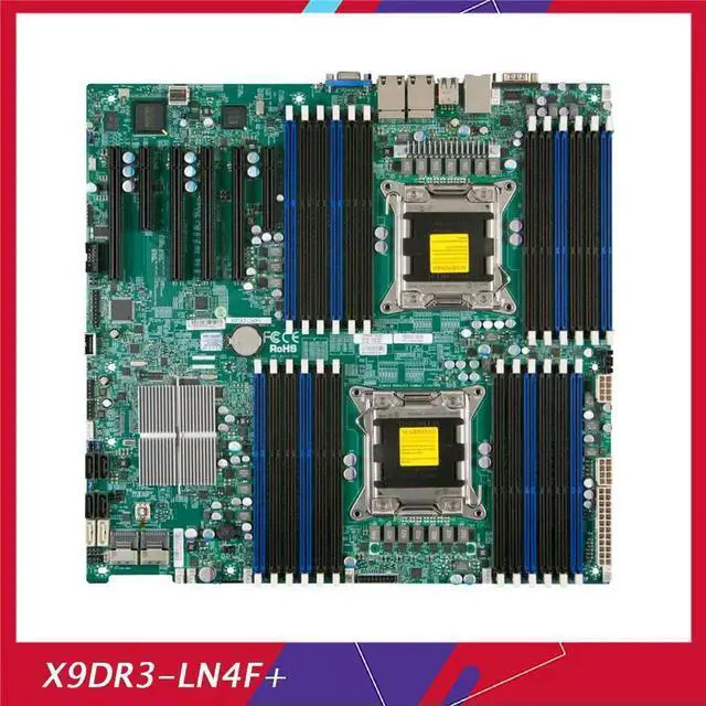 Alt view image 4 of 4 - X9DR3-LN4F+ For PC Motherboard LGA2011 E5-2600 V1/ V2 Family ECC DDR3