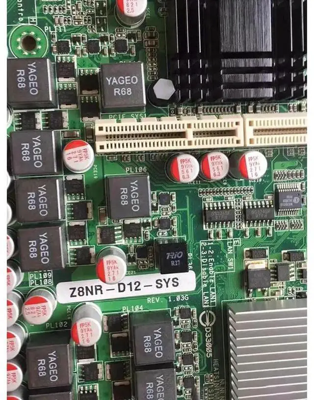 Alt view image 2 of 3 - For Server Motherboard 1366 Z8NR-D12-SYS