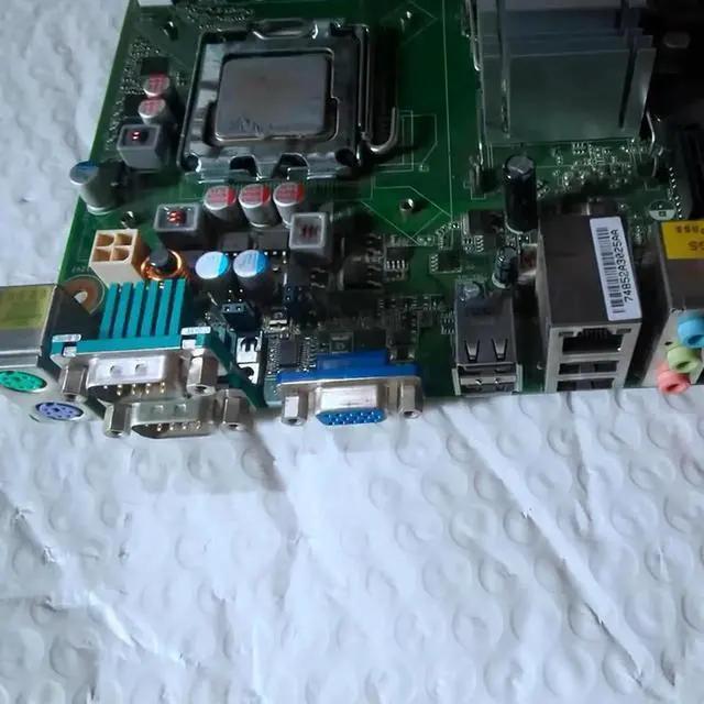 Alt view image 2 of 3 - AKMB-G41M Rev.A1 AKMB-G41MF-00A1E For Advantech Industrial Computer Motherboard G41 AKMB-G41MF