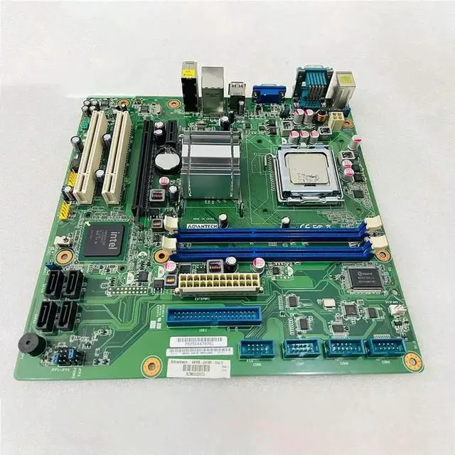 Alt view image 3 of 3 - AKMB-G41M Rev.A1 AKMB-G41MF-00A1E For Advantech Industrial Computer Motherboard G41 AKMB-G41MF