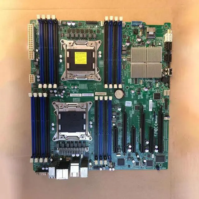 Alt view image 2 of 3 - X9DAi For Two-way Server E-ATX Motherboard LGA-2011 Suppot C602 DDR3 Xeon Processor E5-2600 and E5-2600 v2 Family