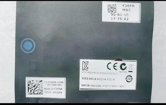 Main image of For R630 R730 Dual 10G+Dual 1G Quad Port Network Daughter Card P71JP Y36FR G8RP