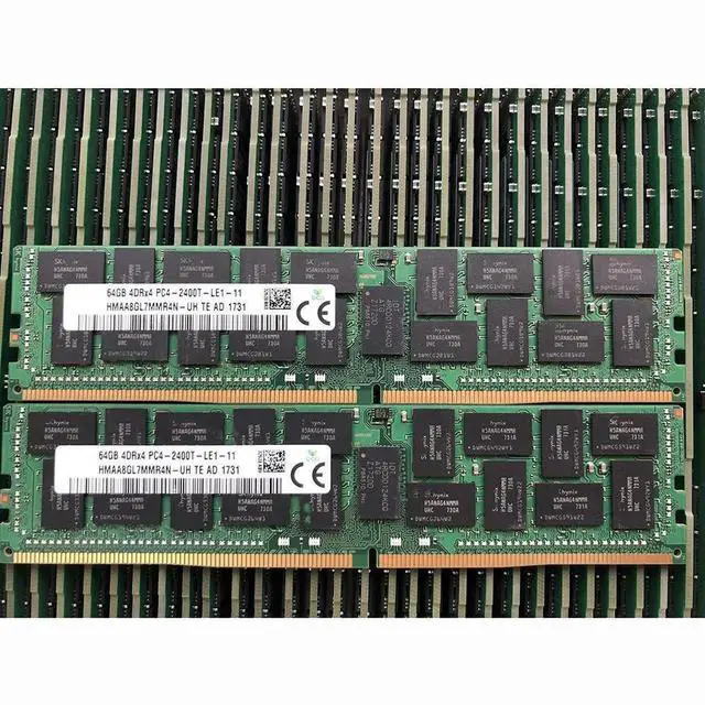 Alt view image 2 of 3 - 1 Pcs NF8460 NF5460 NF5288 NF5280 M4 M5 For Inspur Server Memory 64GB ECC RAM 64G 4DRX4 DDR4 2400
