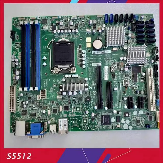 Alt view image 4 of 4 - Server Motherboard For TYAN S5512 LGA1155 DDR3 C204 S5512GM2NR Good