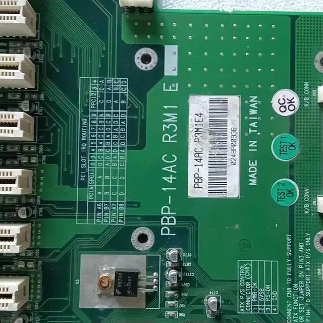 Alt view image 2 of 3 - Industrial Computer Backplane B9301031AA114AC824 PBP-14AC 12PCI