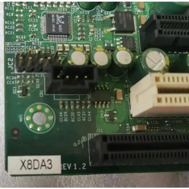 Alt view image 3 of 3 - For Dual 1366-Pin LGA Sockets Server Workstation Motherboard Support ® Xeon® Processor 5600/5500 Series X8DA3