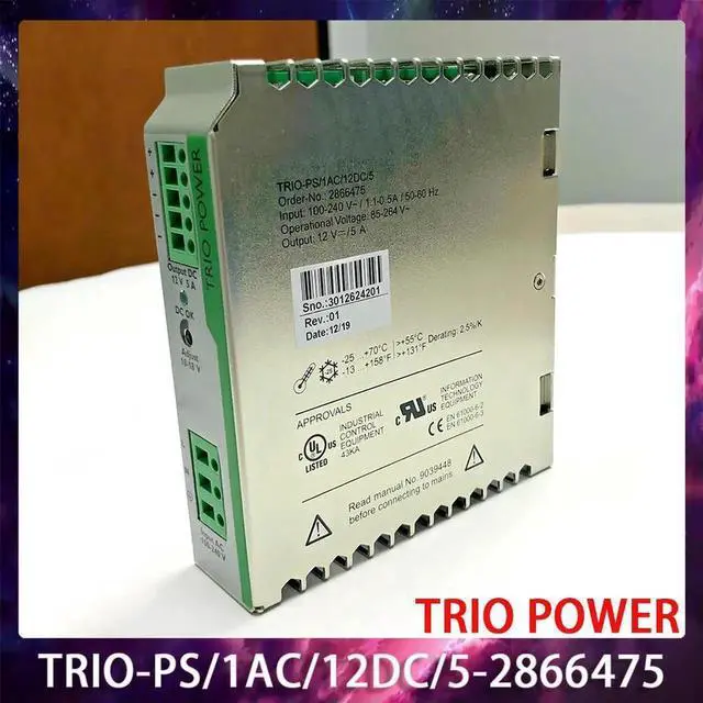 Main image of 2866475 TRIO-PS/1AC/12DC/5-2866475 TRIO POWER Switching Power Supply For Phoenix