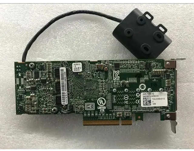 Alt view image 3 of 4 - For Adaptec 1G 16-port array card PCIe 3.0 6G fully functional array card ASR-71605