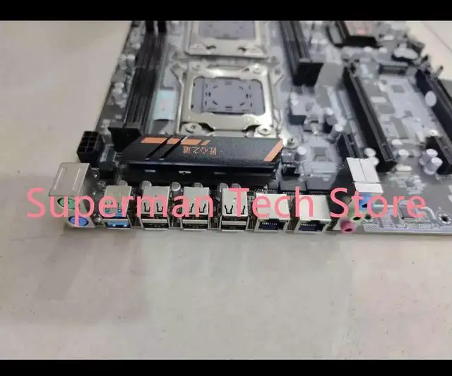 Alt view image 2 of 3 - For Dual CPU X79 Motherboard LGA 2011 E5 DDR3 128GB E-ATX X79 4D