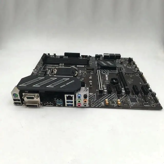 Alt view image 2 of 3 - For Z390-A PRO Desktop Motherboard LGA1151 DDR4 128G M.2 SUPPORT I9 SATA3 USB3.1 ATX