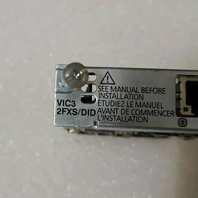 Alt view image 2 of 4 - For 2911, 2921, 29501 For Voice Module VIC3-2FXS/DID