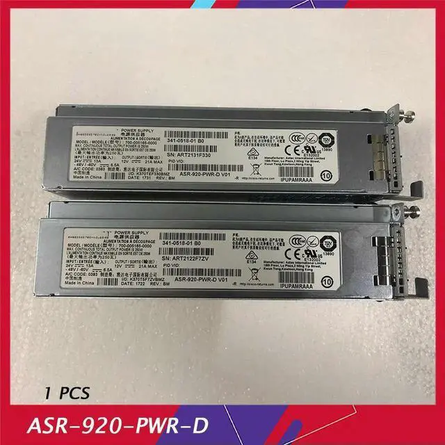 Alt view image 4 of 4 - Hot Sale PSU For ASR9000 DC 250W Power Supply ASR-920-PWR-D 341-0518-01 700-005165-0000