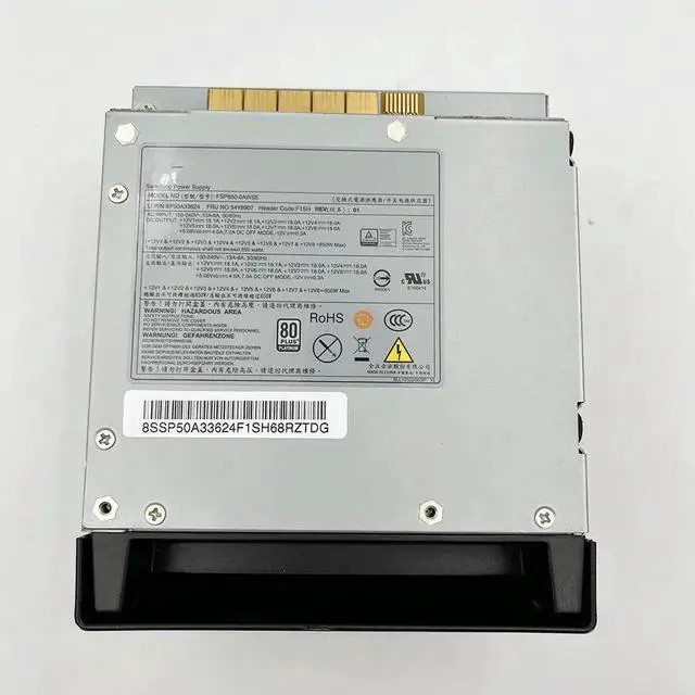 Alt view image 3 of 3 - FSP850-OAWSE FSP850-0AWS 54Y8907 850W Workstation Power Supply for P500 P510 P700