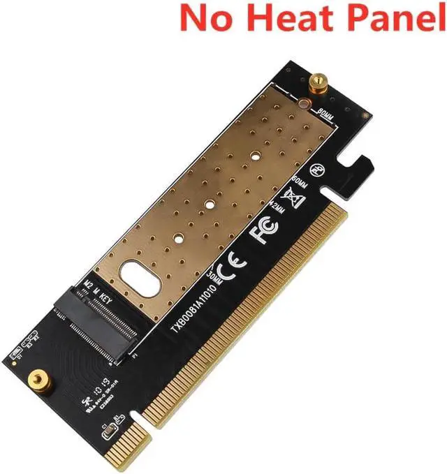 Alt view image 4 of 5 - to pcie x16 adapter Card pci-e to m .2 convert adapter NVMe SSD Adaptor m2 M Key Interface PCI Express 3.0 x4 2230-2280 Size