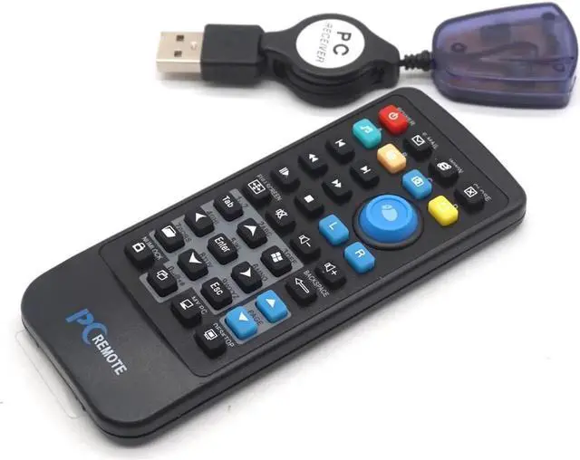 Main image of PC Remote Control Wireless USB computer remote controller Wireless for Laptop 6 Multimedia Hot Keys 3 Mouse Cursor Keys