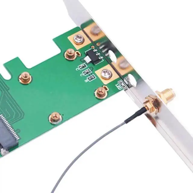 Alt view image 4 of 5 - PCI-E to Desktops PCI-E Card Adapter Wireless Networks Card PCIE PC Laptop Wireless Networks Card Adapter Card H-best