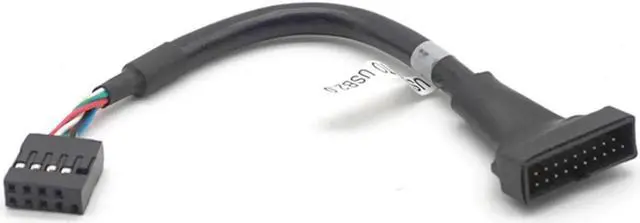 Main image of 2pcs 20Pin 19Pin USB 3.0 Female To 9Pin USB 2.0 Male Motherboard Cable Adapter Cord 480mbps Data Speed Computer Cable Connectors