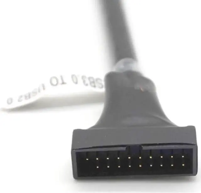 Alt view image 4 of 7 - 2pcs 20Pin 19Pin USB 3.0 Female To 9Pin USB 2.0 Male Motherboard Cable Adapter Cord 480mbps Data Speed Computer Cable Connectors