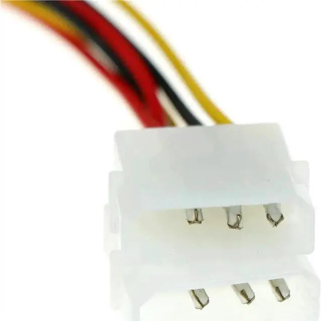 Alt view image 3 of 4 - 4 Pin Molex To 6 Pin PCI-E ATX PSU Power Adapter Graphics Video Card Converter Cable Line Adapter Power Cables 2pcs