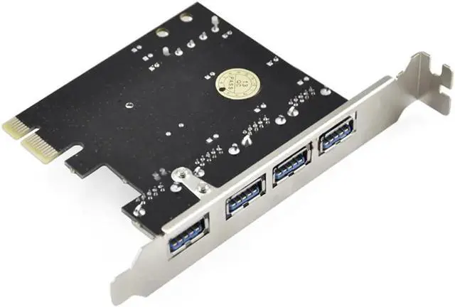 Alt view image 5 of 5 - 4 Ports USB 3.0 Pci-e Expansion Card PCIe PCI Express USB 3.0 HUB 4-Port Adapter adapter 4-port USB 3 0 PCI e PCIe express#T3
