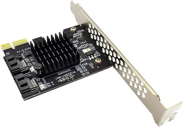 Alt view image 4 of 5 - to Sata3.0 Expansion Card 2 Port 6G Adapter Card to Expand IPFS Hard Disk Marvell Master Control