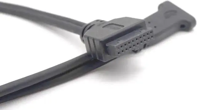 Alt view image 5 of 6 - 19pin USB header to USB 3.1 Type-C Cable 20 PIN USB3.0 Female to USB-C Adapter Card PCI-e Long profile Bracket