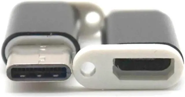 Main image of 2PCS Portable Keychain Cable USB Type C Adapter Micro USB Female to Type C Male Converter Adapter USB-C