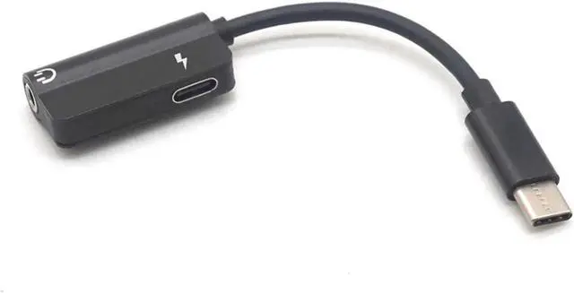 Alt view image 6 of 7 - 2pcs USB Type-C To 3.5mm Jack Type-C Audio Splitter Headphone Cable Earphone Aux 3.5 Adapter Charger USB-C