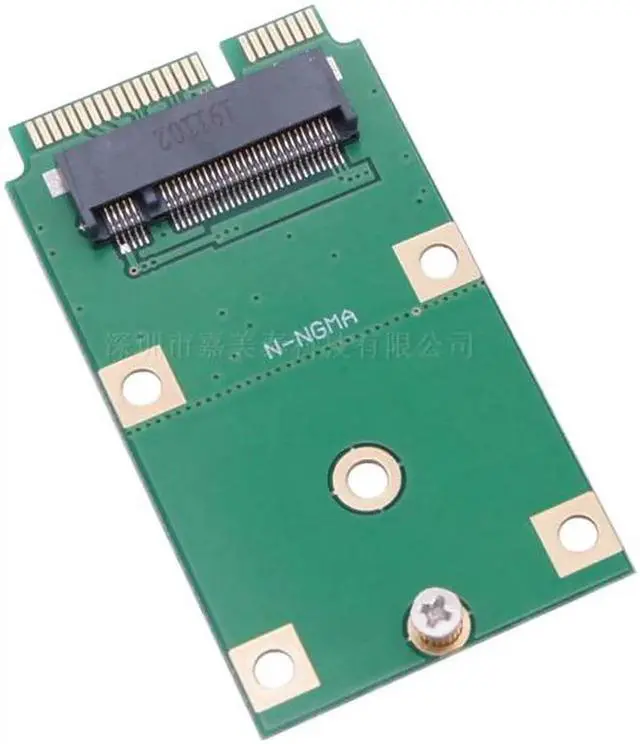 Alt view image 5 of 5 - 2018 Computer Adapter Mini PCI-E 2 Lane M.2 NGFF 30mm 42mm SSD To 52pin mSATA Adapter Card Gifts
