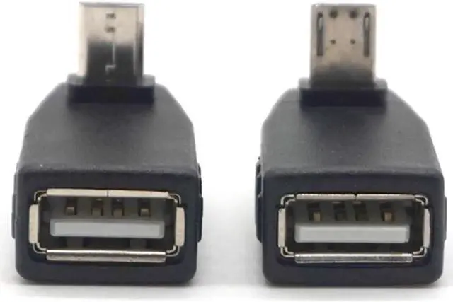 Alt view image 3 of 6 - Weastlinks Micro USB Male to USB 2.0 Female USB OTG Up Down degree Adapter Converter