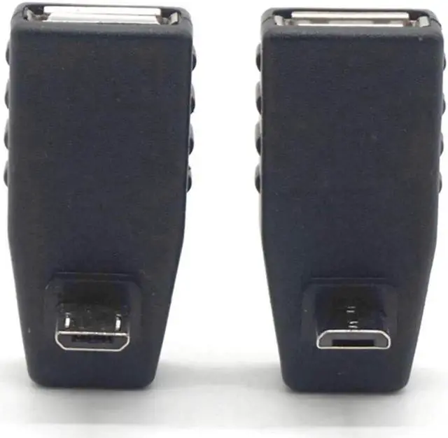Alt view image 2 of 6 - Weastlinks Micro USB Male to USB 2.0 Female USB OTG Up Down degree Adapter Converter