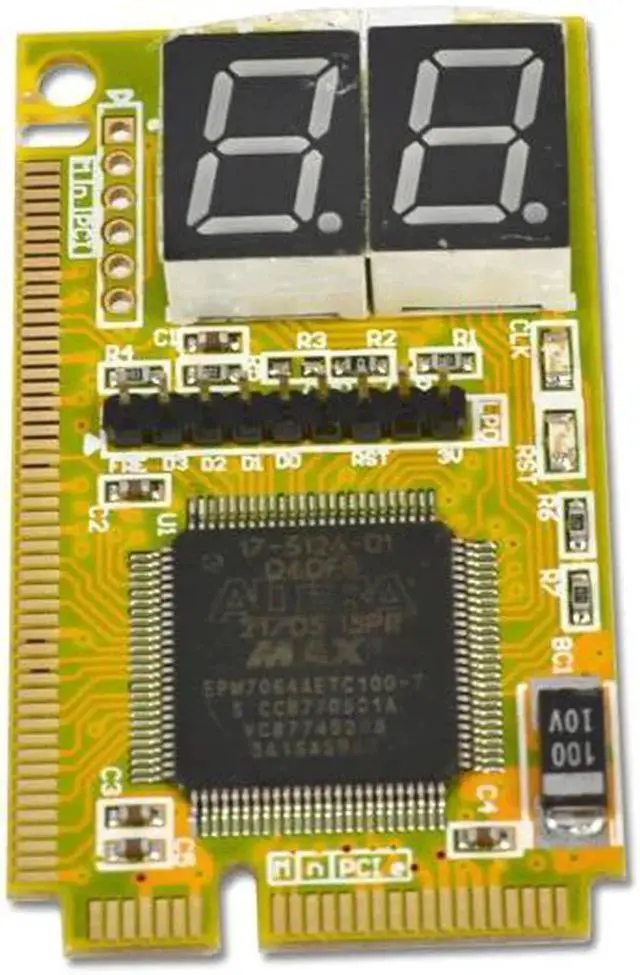 Alt view image 4 of 4 - 3 in 1 Mini PCI-E Express/PCI/LPC Tester Diagnostics Combo Debug Card Adapter for Notebook Laptop Computer
