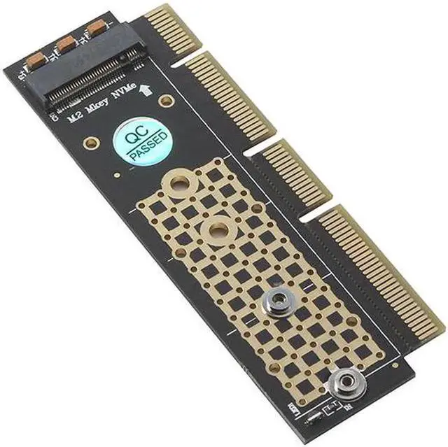 Alt view image 5 of 5 - PCI-E NGFF M.2 NVMe SSD to PCI-E 3.0 16x M Key Port Adapter HDD Extender Expansion Card Connector Converter Board Riser Card