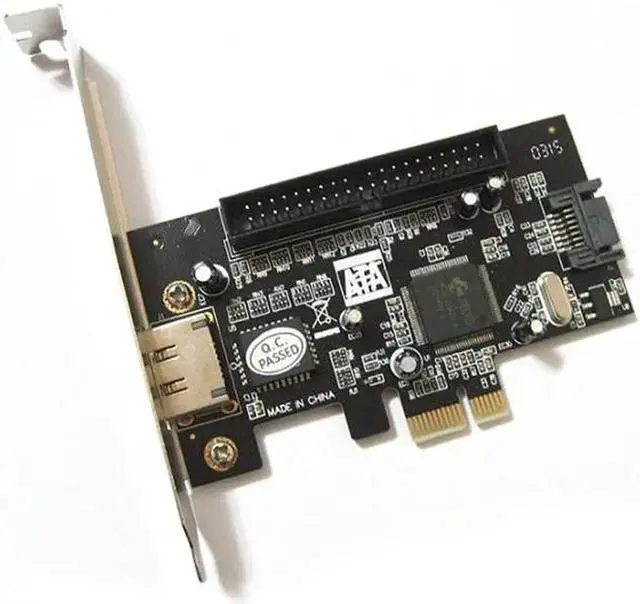 Main image of PCI-e PCI Express Controller Card IDE SATA eSATA Internal External Raid Adapter