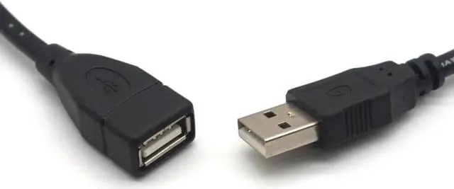 Alt view image 5 of 7 - 2pcs Male To Female USB Cable USB 2.0 A/F Extender Cord Wire Super Speed Data Extension Cable For PC Laptop Keyboard