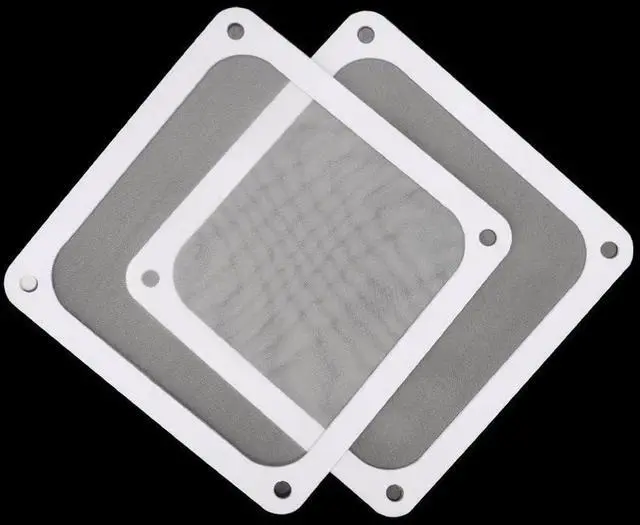 Main image of Magnetic Frame Mesh Dust Filter PC Cooler Fan Filter with Magnet Dustproof Computer Case Cover Net - 120mm White