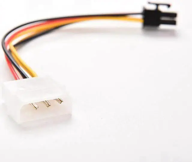 Main image of Adapter PC Video Card Connector Converter Cord 1Pcs 17cm 4 Pin Molex IDE To 6 Pin PCI-E Graphic Card Power Supply
