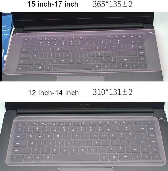 Alt view image 3 of 7 - Universal Laptop Keyboard Cover Protector 12-17 inch Waterproof Dustproof Silicone Notebook Computer Keyboard Protective Film