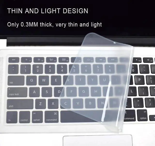 Alt view image 7 of 7 - Universal Laptop Keyboard Cover Protector 12-17 inch Waterproof Dustproof Silicone Notebook Computer Keyboard Protective Film