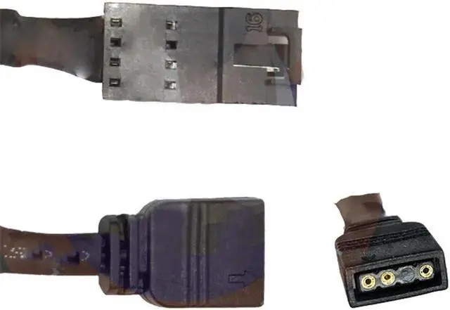 Alt view image 3 of 5 - For Motherboard RGB (Aura/Mystic Light) to Corsair Fan 4Pin Adapter Cable 25cm