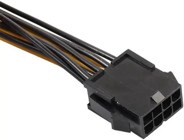 Alt view image 4 of 5 - PCI-E 8Pin to Double PCI-E PCI Express 8Pin(6Pin+2Pin) Splitter Cable Power Supply Cable 30cm PCIe Connector Cable Promotion