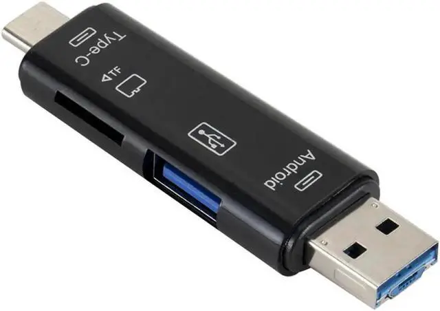 Main image of 5 in 1 USB 3.0 Type C / USB / Micro USB TF Memory Card Reader OTG Adapter Connector High Speed Memory Card Reader PCI-E Riser