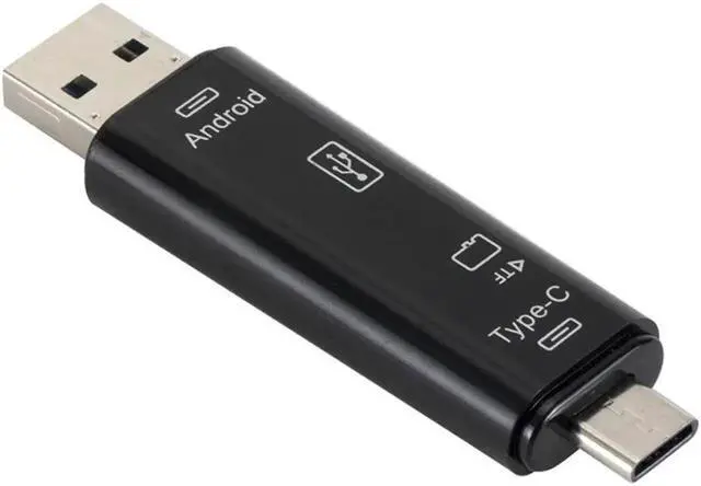 Alt view image 4 of 5 - 5 in 1 USB 3.0 Type C / USB / Micro USB TF Memory Card Reader OTG Adapter Connector High Speed Memory Card Reader PCI-E Riser