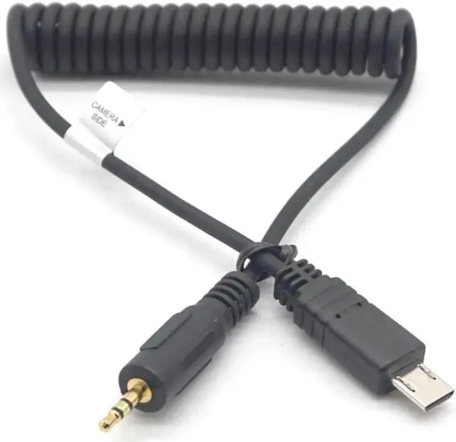 Alt view image 4 of 7 - 3.5mm-S2 Camera Remote Shutter Release Connect Cable For Sony a9/A7Riii/A6500 EY