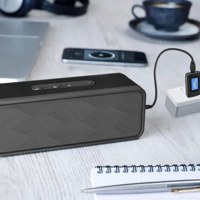 Alt view image 6 of 7 - USB Bluetooth 5.0 Audio Transmitter Receiver with LCD Display, 2 in 1 Portable Visualization Bluetooth Adapter,3.5MM Wireless Bluetooth Adapter for PC,TV,Wired Speaker,Headphones and Car