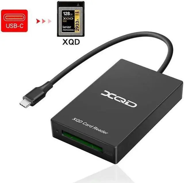 Main image of Multi-Function Type-c To XQD Card Reader USB 3.0 Card Reader Speed Up to 5Gbps for M/G Memory Card for SD Card XQD Card Grey USB C to USB C